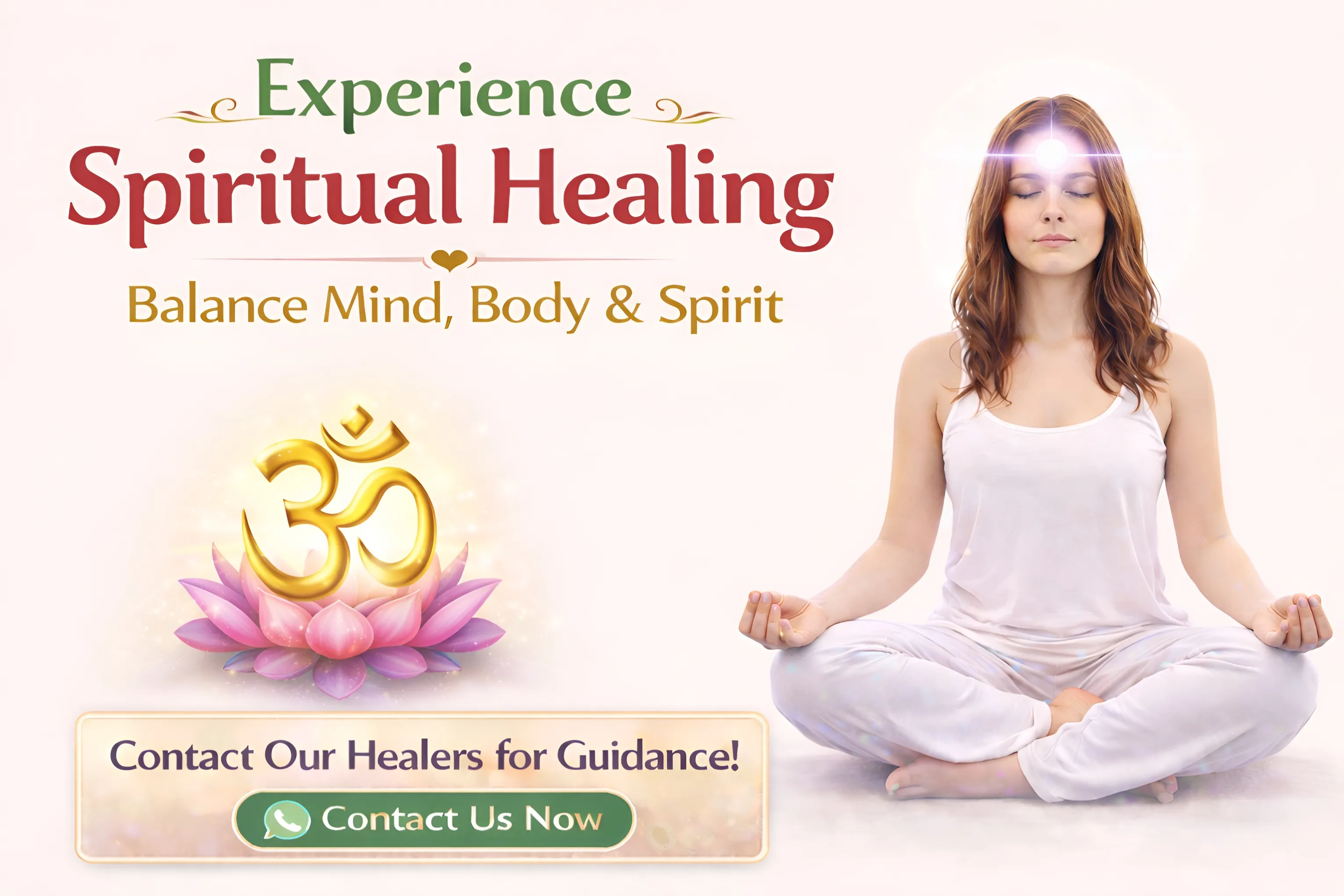 Spiritual Healing service card